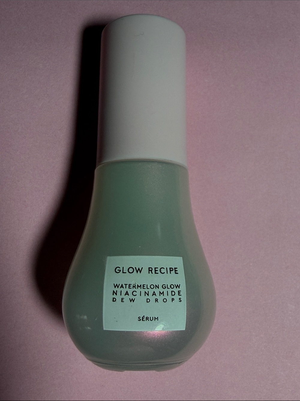 Glow Recipe Primer Serum Bottle in Light Green and White